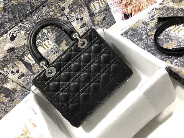 Dior女包 迪奧Lady Dior五格羊皮經典款戴妃包 Dior手提肩背斜挎包  dfk1730